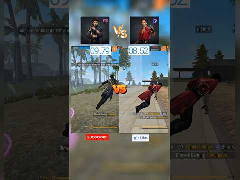 K vs DJ Alok Character Kon Baap He Free Fire Character combination #short Bimas Gaming❤️😱