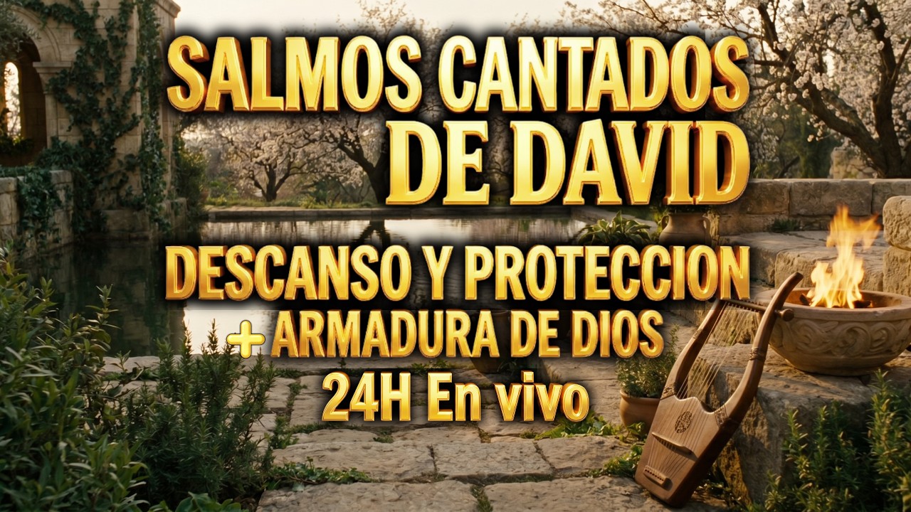 SALMOS CANTADOS DE DAVID y Armadura de Dios | Descanso y Protección | Salmo 91,23,121| Música Hebrea