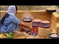 SUDDH DESI BHOJAN Cooking DAAL HANDI BHAKHRI BREAD Common Folk Food In Village Il