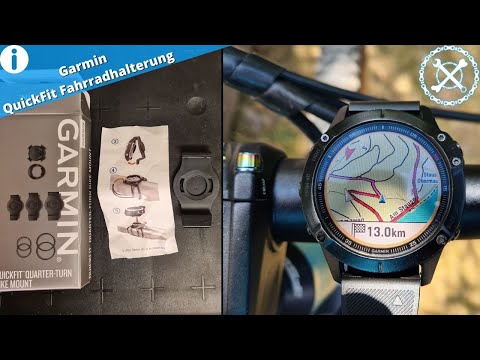 Garmin QuickFit® Fahrradhalterung erster Eindruck - getestet mit der Fēnix 6 Pro
