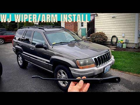How To Install A Windshield Wiper Arm On A WJ Jeep Grand Cherokee