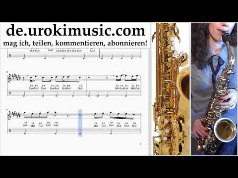 Saxophonunterricht (Alt) Camila Cabello - All These Years Noten Lernen um-ih995