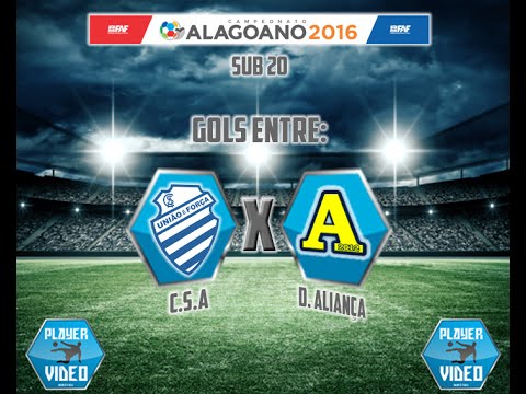 CAMPEONATO ALAGOANO 2016 SUB 20 GOLS ENTRE CSA X ALIANÇA