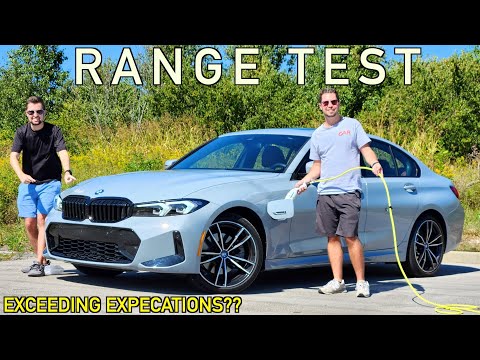 How FAR can the BMW 330e (PHEV) go on a Single Charge?? | Real-World Electric Range Test