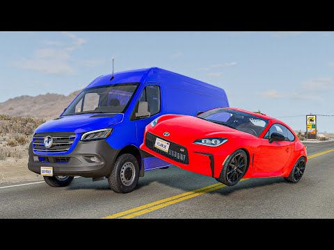 Realistic Car crashes  Rollover Crashes #44BeamNGDrive