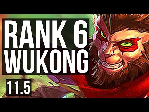 WUKONG vs AURELION SOL (MID) | Rank 6 Wukong, 4/0/1, 1.6M mastery | NA Challenger | v11.5