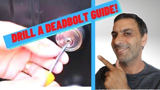 How to Drill a Deadbolt lock? Unlocking a Deadbolt lock by drilling it! How to Remove a Deadbolt?