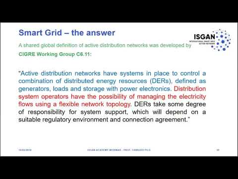 [ISGAN] Planning of Distribution Systems in the Era of Smart Grids
