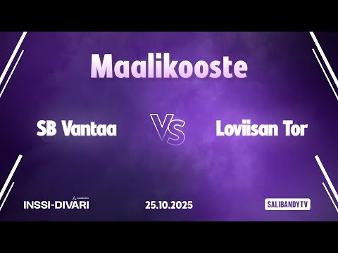 Maalikooste: SB Vantaa - Loviisan Tor (Inssi-Divari M)