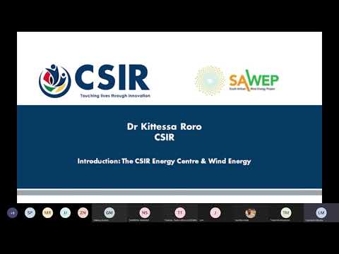 Small Wind Power Integration to the Upper Blinkwater mini-grid project: virtual short course Day 1