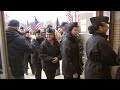 US Navy Recruits From Naval Station Great Lakes Surprised With Christmas Celebration