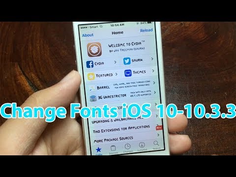 How to Change Font iOS 10-10.3.3 (Using Anemone)