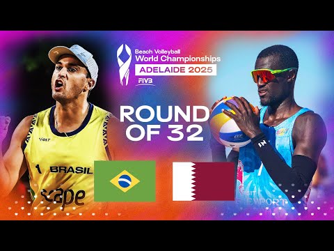 George/Saymon vs. Cherif/Ahmed - Beach World Championships 2025 | Highlights | Round of 32