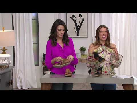 Miz Mooz Leather Cut-out Sandals - Tamsyn on QVC