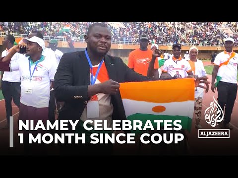Thousands in Niamey mark one month since Niger coup