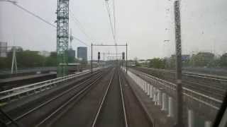 preview picture of video '[cabinerit] A train driver's view: Almere Centrum - Hoofddorp, 27-Apr-2014.'