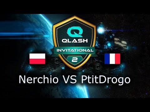 Nerchio VS PtitDrogo - ZvP - Qlash SC2 Invitational - polski komentarz