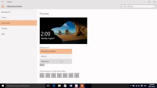 Windows 10 How to change lock screen picture or make a slideshow