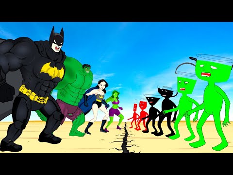 Rescue BATMAN & HULK Family Vs MONSTER RADIATION: Returning From The Dead SECRET!