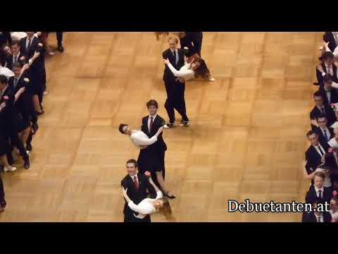 Wiener Opernball 2019 - Generalprobe vierter Durchlauf Eroeffnung 2019 02 27