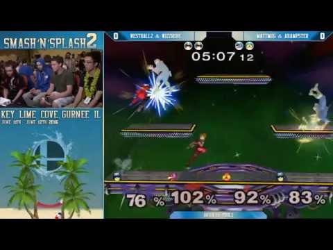 SNS2 - Westballz + Wizzrobe vs Mattmog + ahampster - Melee Doubles Pools