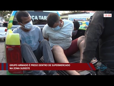 Grupo armado eÌ preso dentro de supermercado na zona sudeste 17 09 2021