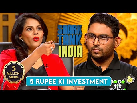 First time on Shark Tank, 5 Rupee investment sought! | Cocofit | Full Pitch | Shark Tank India