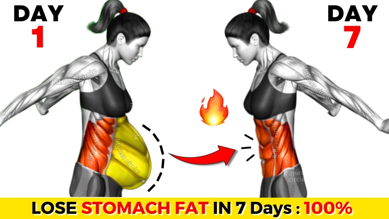 🔥 30 Standing Ab Workouts to Burn Belly Fat & Exercise to Lose Stomach Fat in Just 7 Days!