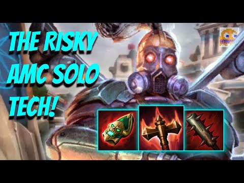 AH MUZEN CAB SOLO TECH BUT IT'S VERY RISKY! | Ah Muzen Cab Solo - SMITE Ranked Conquest