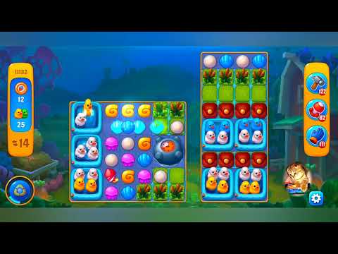 фишдом 2023  #  11132 уровень - прохождение без бустеров # Fishdom,   11132  level - no Boosters.