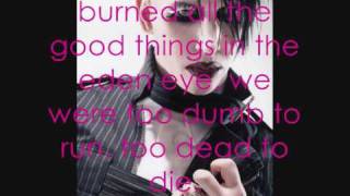 Marilyn manson &#39;coma black&#39; with lyrics.