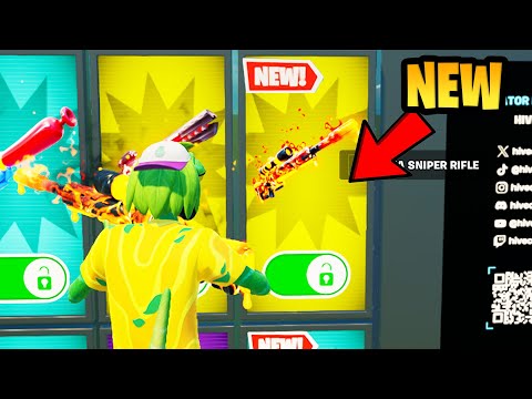 NEW Lava Sniper Rifle in 1vs1 with every gun Fortnite
