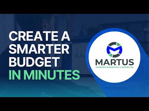 Create a Budget in Minutes with Martus