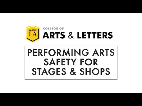 General Theatre Safety 2021 – Part 1