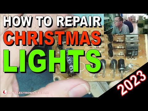 Learn Electronics Repair 16 LED Disco Lights 1