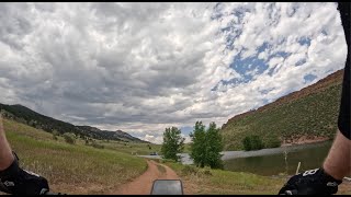 Shoreline - bit of cove side green flow - Horsetooth Mountain - Fort Collins - Colorado