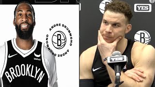 Blake Griffin Interview About Pistons Team Mate Andre Drummond Trade in Brooklyn Nets from 76ers