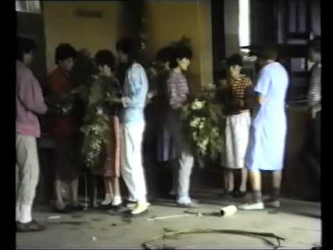 Rauthal - Krone binden zum Kronenfest 1989