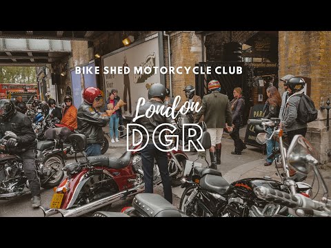 The Distinguished Gentleman's Ride DGR 2021 in London, and Bike Shed.
