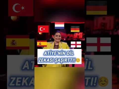 Atiye'nin Dil Zekası Şaşırttı!☺️