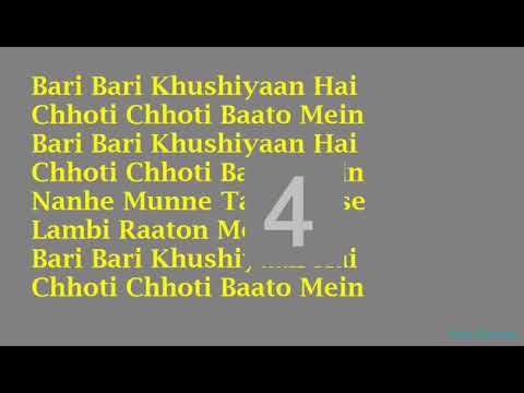 Rote Rote Hasna Sikho - Kishore Kumar Hindi Full Karaoke with Lyrics (360p)