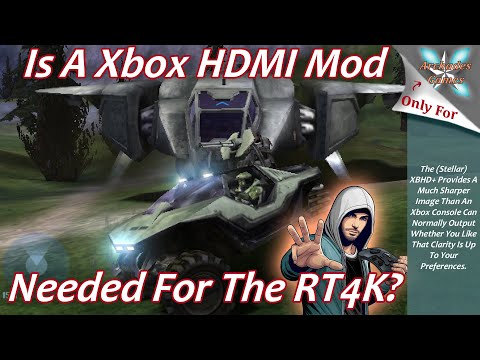 OG Xbox Paired With A RetroTink 4K Looks Great With Component And HDMI!