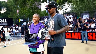 DUKE DENNIS GOES TO RUCKER PARK WITH DELL