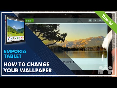 Emporia Tablet - How to change the wallpaper • 📱 • 📸 • 🖼 • | Tutorial