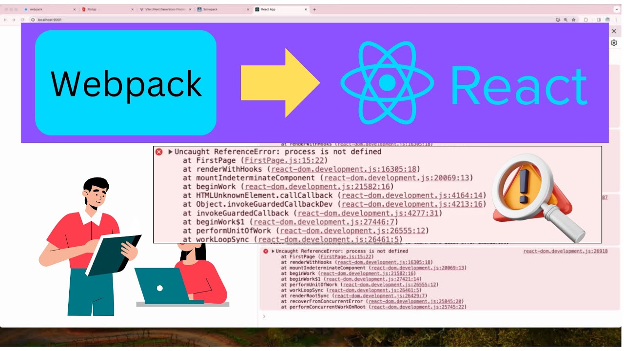 process is not defined | process is not defined react #webpack #reactapp #reactjs