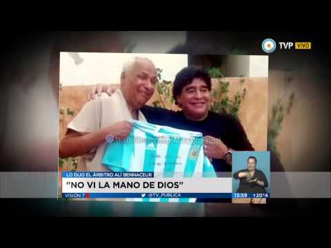 Visión 7 - Maradona y el árbitro de "la mano de Dios"
