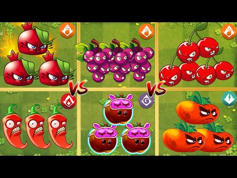 Pvz 2 Gameplay - 6 Best Bomb Plants Challenge - Which Plant 's Best  - Plant vs Plant
