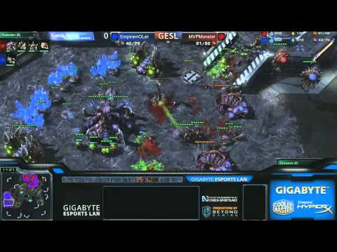 GESL Semi Finals - Empire.viOLet vs MVPMonster - ZvZ Bo5 - Game 1