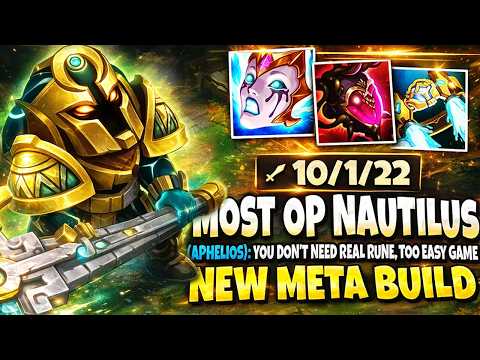 NEW META Nautilus Season 16 Build: 10/1/22 MOST DAMAGE as...SUPPORT 🔥 Fill To Win #24 | s16 Gameplay