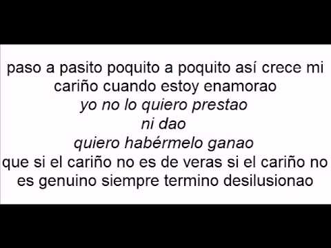 No quiero na regalao gilberto santa rosa con letra